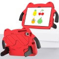For Sumsung Galaxy Tab A8 10.5 2021 Ice Baby EVA Shockproof Hard PC Tablet Case(Red+Black)