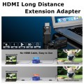 HDMI Extender 165ft Audio Video 1080P Over Cat5 Cat6 Ethernet Cable Transmit Lossless Signal HDMI Lo