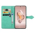For OnePlus Ace 3 Mandala Flower Embossed Leather Phone Case(Green)