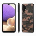For Samsung Galaxy A32 4G Camouflage Leather Back Cover Phone Case(Brown)