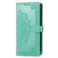 For Honor Play 50 Plus Mandala Flower Embossed Leather Phone Case(Green)