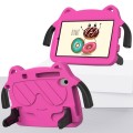 For Sumsung Galaxy Tab A 8.4 2020 T307/T307u Ice Baby EVA Shockproof Hard PC Tablet Case(Rose Red+Bl
