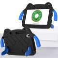 For Sumsung Galaxy Tab A 8.4 2020 T307/T307u Ice Baby EVA Shockproof Hard PC Tablet Case(Black+Blue)