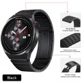 For Huawei Watch 3 Titanium Alloy Quick Release Watch Band(Black)