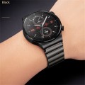 For Huawei Watch GT 42mm / 46mm One Bead Titanium Alloy Watch Band(Black)
