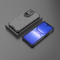 For Huawei Nova 12 Shockproof Honeycomb Phone Case(Black)