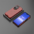 For Huawei Nova 12 Shockproof Honeycomb Phone Case(Red)