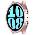 For Samsung Galaxy Watch 6 40mm Half Coverage Hollow PC Watch Protective Case(Rose Gold)