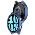 For Samsung Galaxy Watch 6 40mm Half Coverage Hollow PC Watch Protective Case(Blue)