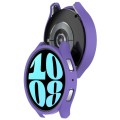 For Samsung Galaxy Watch 6 40mm Half Coverage Hollow PC Watch Protective Case(Purple)