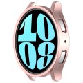 For Samsung Galaxy Watch 6 44mm Half Coverage Hollow PC Watch Protective Case(Rose Gold)