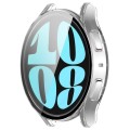 For Samsung Galaxy Watch6 44mm PC + Tempered Film Integrated Watch Protective Case(Transparent)