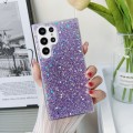 For Samsung Galaxy A34 5G Glitter Sequins Epoxy TPU Phone Case(Purple)