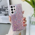 For Samsung Galaxy S23 FE 5G Glitter Sequins Epoxy TPU Phone Case(Pink)