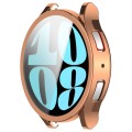 For Samsung Galaxy Watch6 40mm Full Coverage TPU Electroplated Watch Protective Case(Rose Gold)