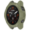 For Garmin Epix Pro 47mm / Fenix 7 / 7 Pro Armored TPU Half Wrapped Watch Protective Case(Green)