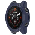 For Garmin Epix Pro 47mm / Fenix 7 / 7 Pro Armored TPU Half Wrapped Watch Protective Case(Blue)