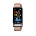 TK70 1.47 inch Color Screen Smart Leather Strap Watch,Support Heart Rate / Blood Pressure / Blood Ox