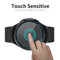 For Samsung Galaxy Watch6 Classic 43mm 2pcs ENKAY 0.2mm 9H Tempered Glass Screen Protector Watch Fil