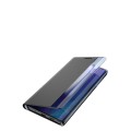For  Samsung Galaxy S23 FE 5G Plain Texture Cloth Attraction Flip Holder Leather Phone Case(Royal Bl