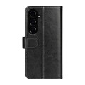 For Samsung Galaxy S23 FE 5G R64 Texture Horizontal Flip Leather Phone Case(Black)