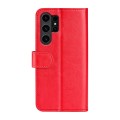 For Samsung Galaxy S24 Ultra 5G R64 Texture Horizontal Flip Leather Phone Case(Red)