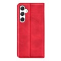 For Samsung Galaxy S24 5G Retro-skin Magnetic Suction Leather Phone Case(Red)