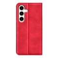 For Samsung Galaxy S24+ 5G Retro-skin Magnetic Suction Leather Phone Case(Red)