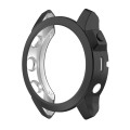 For Garmin Fenix 7X Pro Half Package Electroplated TPU Watch Protective Case(Black)