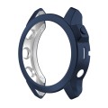 For Garmin Fenix 7 Pro Half Package Electroplated TPU Watch Protective Case(Blue)