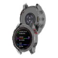 For Garmin Fenix 7X Pro Half-Package TPU Watch Protective Case(Transparent)
