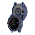 For Garmin Fenix 7S Pro Half-Package TPU Watch Protective Case(Transparent Blue)