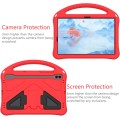 For Samsung Galaxy Tab S7 T870 EVA Shockproof Tablet Case with Holder(Red)