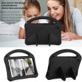 For Samsung Galaxy Tab A9 8.0 2023 EVA Shockproof Tablet Case with Holder(Black)