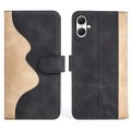 For Samsung Galaxy A05 Stitching Horizontal Flip Leather Phone Case(Black)