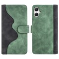 For Samsung Galaxy A05 Stitching Horizontal Flip Leather Phone Case(Green)