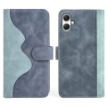 For Samsung Galaxy A05 Stitching Horizontal Flip Leather Phone Case(Blue)