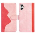For Samsung Galaxy A05 Stitching Horizontal Flip Leather Phone Case(Red)