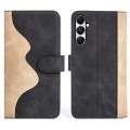 For Samsung Galaxy A05s Stitching Horizontal Flip Leather Phone Case(Black)