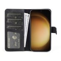 For Samsung Galaxy S24+ 5G Stitching Horizontal Flip Leather Phone Case(Black)