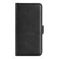 For Motorola Edge 40 Neo Dual-side Magnetic Buckle Horizontal Flip Leather Phone Case(Black)