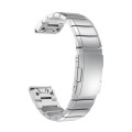 For Garmin Fenix 7 Pro 47mm 22mm Titanium Alloy Quick Release Watch Band(Sliver)