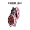 For Samsung Galaxy Watch6 Classic 43mm ENKAY Hat-Prince Electroplated Soft TPU Case + 0.2mm 9H Glass