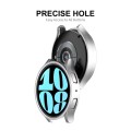 For Samsung Galaxy Watch6 40mm ENKAY Hat-Prince Electroplated Hard PC Case + 0.2mm 9H Glass Screen P