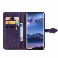 For Tecno Itel S23+ Mandala Flower Embossed Leather Phone Case(Purple)