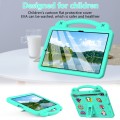 For Samsung Galaxy Tab S9+ 12.4 X810 Handle Kickstand Children EVA Shockproof Tablet Case(Mint Green