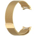 For Samsung Galaxy Watch4 / 4 Classic 46mm Button Style Milan Magnetic Metal Watch Band(Gold)