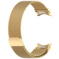 For Samsung Galaxy Watch3 41mm Button Style Milan Magnetic Metal Watch Band(Gold)