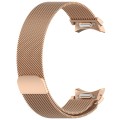 For Samsung Galaxy Watch3 41mm Button Style Milan Magnetic Metal Watch Band(Rose Gold)
