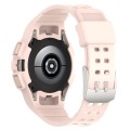 For Samsung Galaxy Watch6 44mm TPU Integrated Silicone Watch Band(Pink)